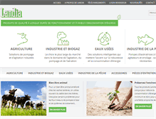 Tablet Screenshot of landia.fr